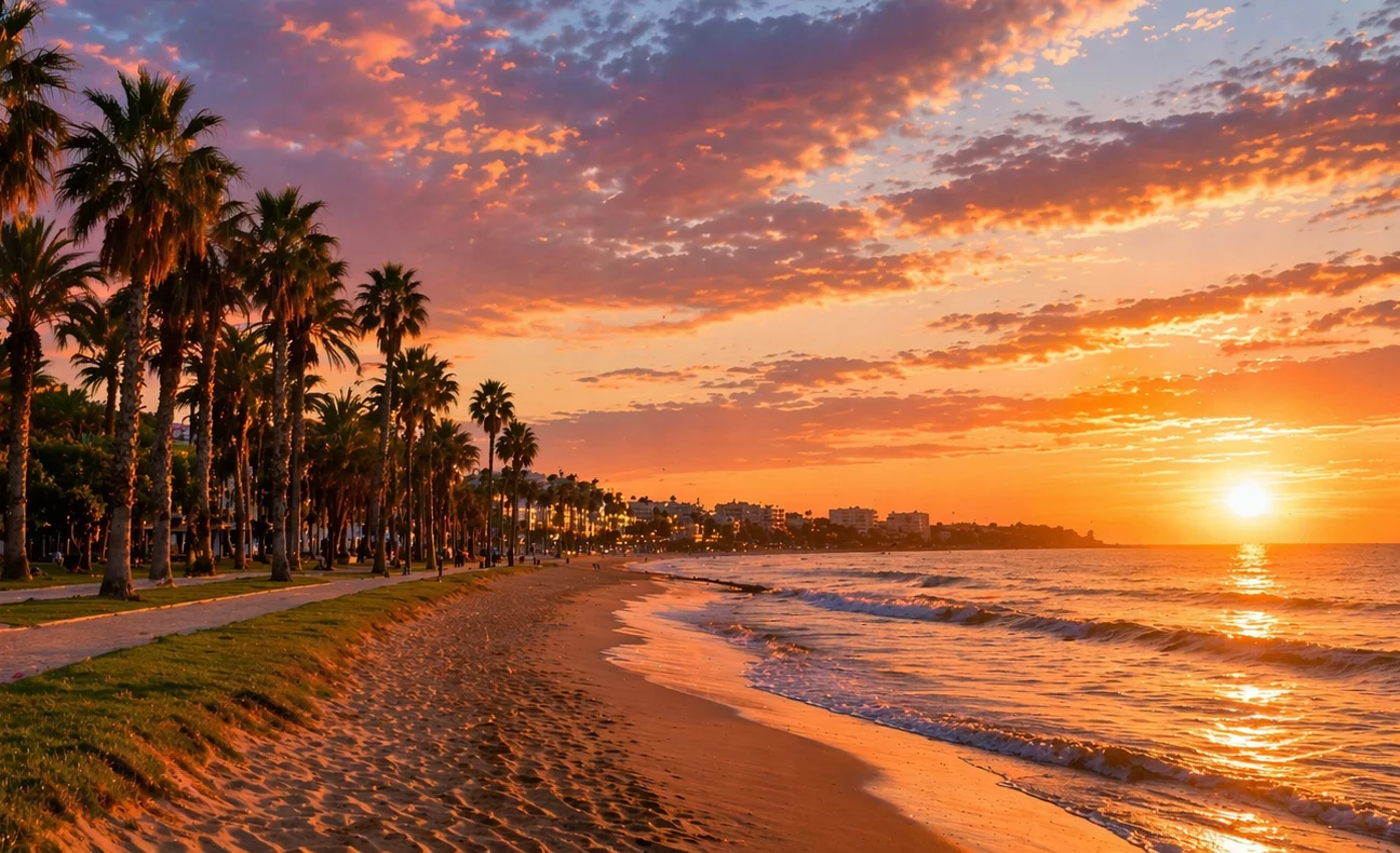 Clima soleado en Salou playa Costa Dorada